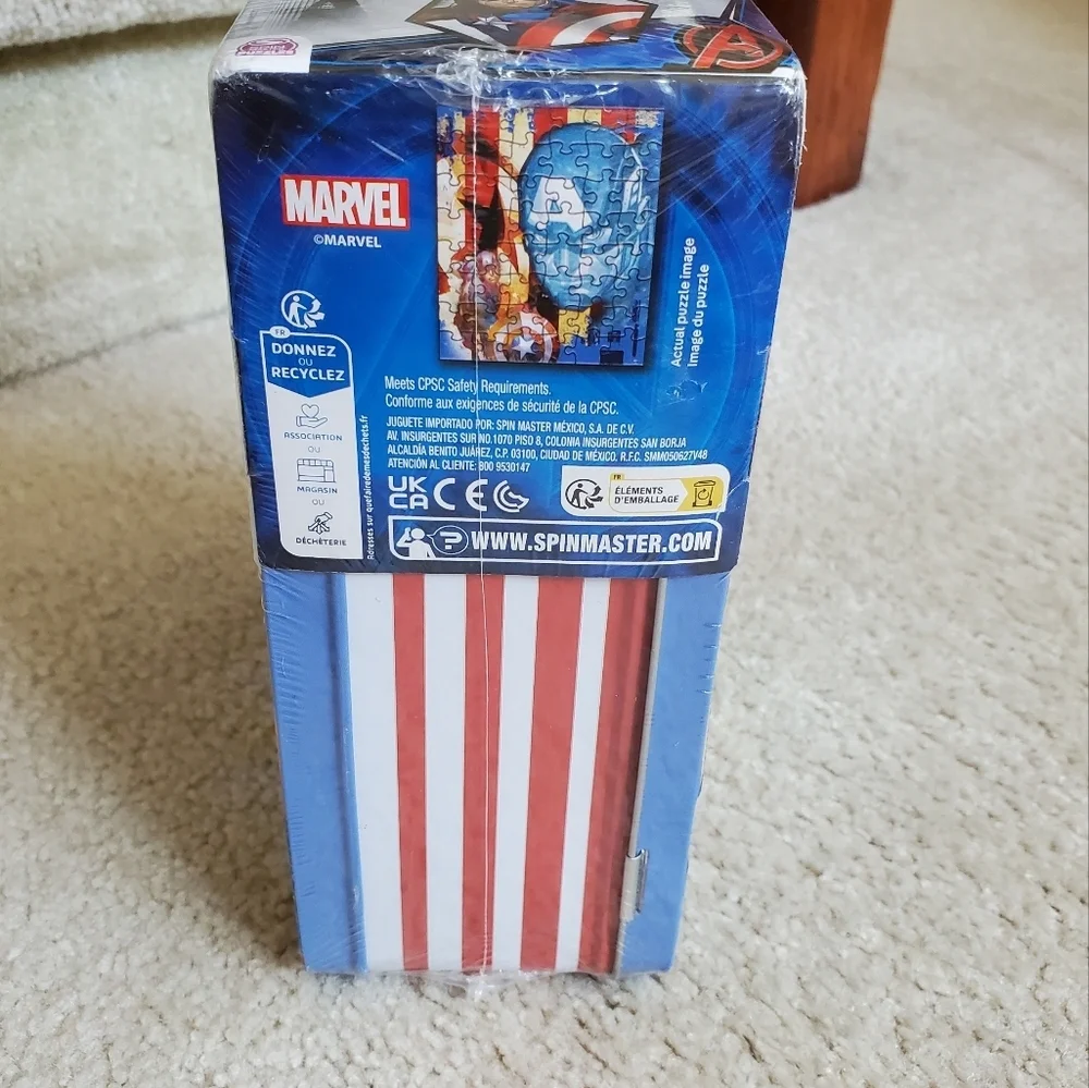 Avengers Captain America Puzzle Tin